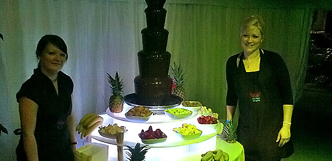 Chocolate Fountain for College Ball